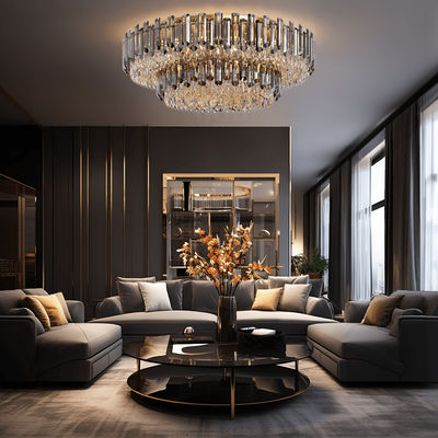 Arina | Luxury Crystal Chandelier | Large / Warm White (3000k) | Living Room Lighting | Indoor Lighting | MOD LIGHTING