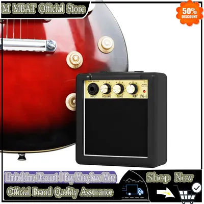 Amplificateur de guitare M MBAT 5W, haut-parleur portable, mini ampli de guitare électrique, batterie intégrée pour la pratique de la guitare acoustique, électrique et basse