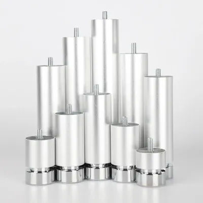 4 Pieces M10 Thread Bed Frame Legs Replacing Adjustable Furniture Support Legs for Cabinets Dining Table Bathroom Kitchen Beds