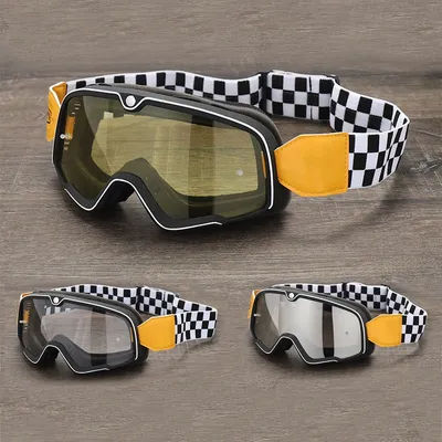 2026 Motorcycle Retro Goggles Skiing Glasses Outdoors Motocross Sunglasses Helmet Riding Racing Cafe Racing Mountain Bike ATV