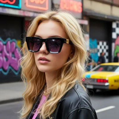 Nouvelles lunettes de soleil à grande monture de style de rue à la mode européenne et américaine qui sont les identiques aux célébrités d'Internet 5219