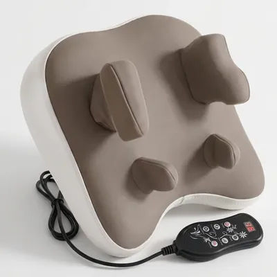 Trapezius oreiller de Massage électrique pour le cou et les épaules sans fil voiture et maison masseur chaleur taille jambe cervicale Shiatsu pétrissage