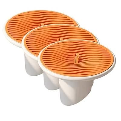 3 pezzi di coperture magnetiche creative per scarico a pavimento, per bagno domestico, nuclei di scarico a pavimento antiodore a forma di balena, coperture per filtro del lavandino, nuclei di scarico