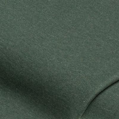 Tissu sweat de coton "basique", vert/chiné
