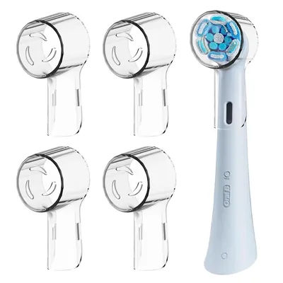 Capuchons anti-poussière pour brosses à dents compatibles avec les têtes de rechange Braun Oral B et les protecteurs de têtes de brosses à dents électriques de la série iO