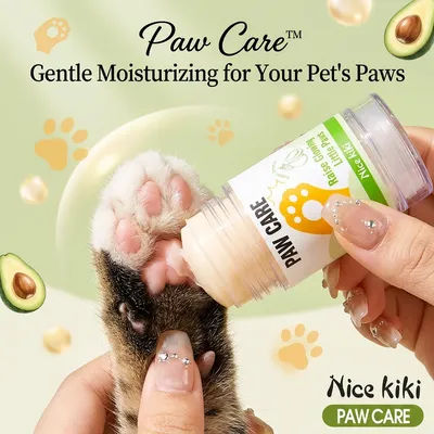 Pet Paw Moisturizing Foot Cream Rich in Natural Plant Ingredients Such as Shea Butter Relieves Dryness and Cares for Paw Health