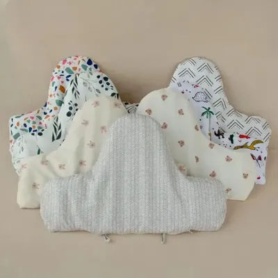 Solid Color Baby Highchair Cushion Folding Built in Air Pump Baby Sitting Inflatable Cushion Outdoor Sitting Training