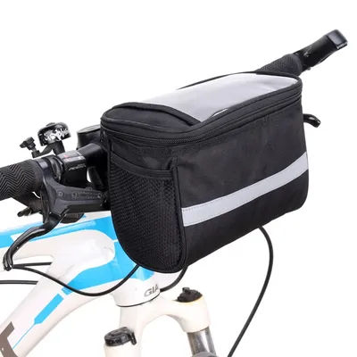 Bicycle Bag Front Handlebar Large Capacity Handlebar Bag Cycling Equipment Mobile Phone Touch Screen Multifunctional Universal