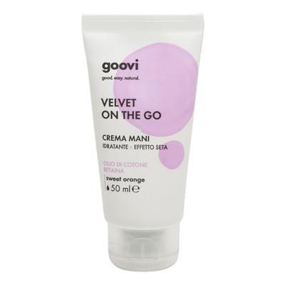Goovi Crema Mani - Idratante + Effetto Seta Velvet On The Go Sweet Ora