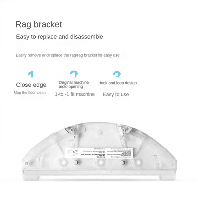 CKFAM-For Roidmi Eve Plus Robot Replacement Mop Holder Vacuum Cleaner Parts Mop Module Household Cleaning