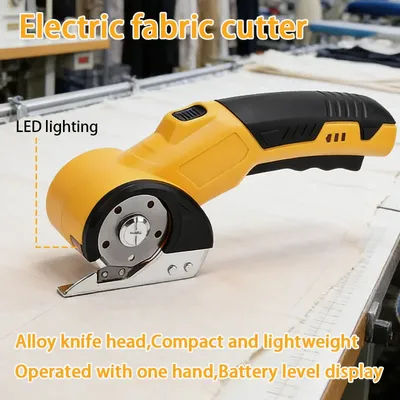 Rechargeable Cordless Electric Scissors Cardboard Cutter for Carpet Fabric Leather Fabric Cutting Machine Electric Tool