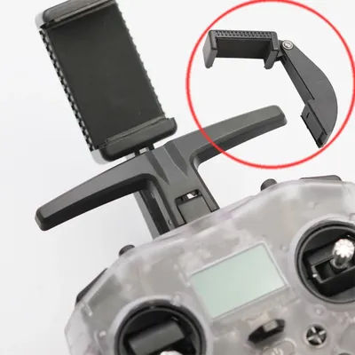 1PCS 3.5inch/4.3inch/5inch FPV Monitor Phone Mount Bracket PLA ABS Black Holder for Radiomaster Pocket Remote Controller Parts