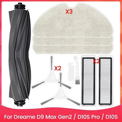 ABFU-Replacement Kit Accessories For Dreame D9 Max Gen2 / D10S Pro / D10S Robot Vacuum Cleaner Parts