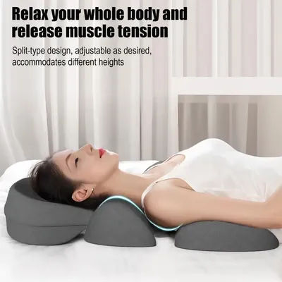Recovery Headrest with Hollow Design Memory Foam Face Down Pillow for Home Spa Postoperative Recovery for Sleep for Massage