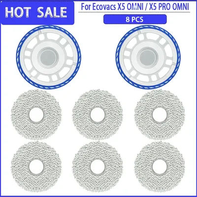 Mop Cloth Cover Plate For Ecovacs X5 OMNI / X5 PRO OMNI Robot Vacuum Cleaner Accessories Replacement