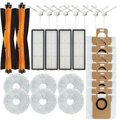 Accessories For Xiaomi X20+, X20 Plus Robot Vacuum Cleaner, HEPA Filter Mop Pad Main Brush Side Brush