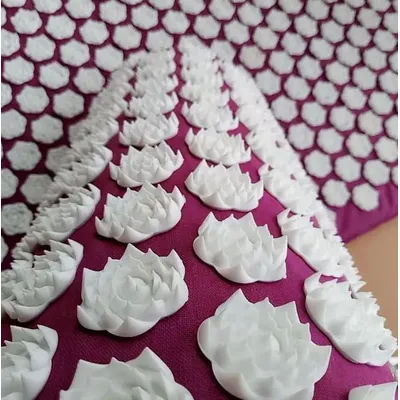 Coussin de Massage, ensembles d'acupuncture, soulage le Stress, les maux de dos, tapis d'acupression/oreiller, tapis de Massage à pointes de Rose, Massage et Relaxation