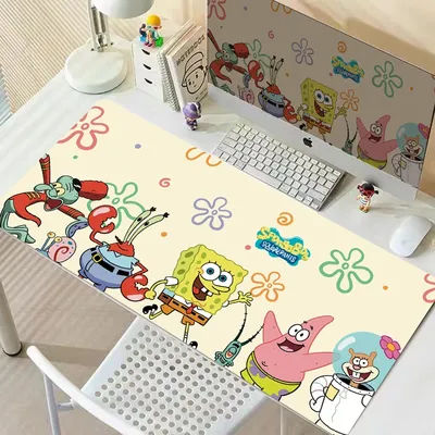 Nouveau Premium Bob l'éponge SquarePants tapis de souris protégé Patrick Star dessin animé fille tapis de bureau bureau ordinateur clavier tapis de Table