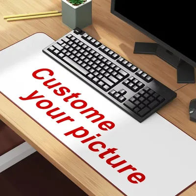 Tapis de Souris Personnalisé Imprimé DIY, Grand Tapis de Jeu, Tapis de Bureau Personnalisé pour Gamer, Tapis de Souris et Clavier OEM avec Logo