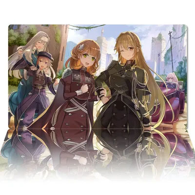 Tapis de jeu YuGiOh Exosister Irene TCG CCG, tapis de jeu de cartes à collectionner, tapis de souris anime, tapis de bureau, Zones Free Bag 60x35cm