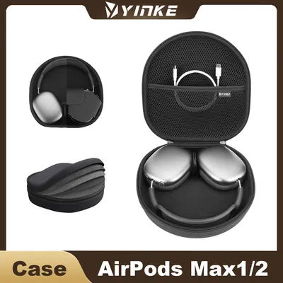 Étui intelligent pour AirPods Max - Prise en charge du mode veille, étui en silicone léger et portable, sac de rangement de voyage antichoc