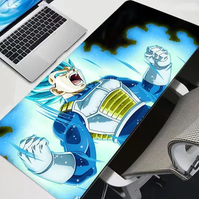 Vegeta Dragon Ball Z DBZ tapis de souris Anime accessoires de jeu grand tapis Gamer PC ordinateur clavier tapis de bureau DBZ Mausepad