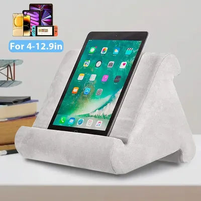 Support de téléphone pour tablette, type oreiller multifonctionnel, adapté pour tablette de 4 à 12.9 pouces, téléphone portable, accessoires iPhone