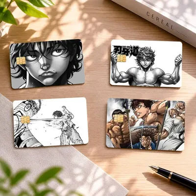 B-baki dou 4pcs 1Set Autocollant holographique laser pour carte de crédit, de débit ou bancaire
