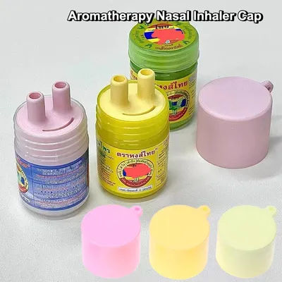 Accessoire d'inhalateur inhalant à base de plantes, deux bâtons de narines, bouchons de Tubes d'inhalateur, inhalateurs nasaux portables et réutilisables, capuchon d'aspiration nasale