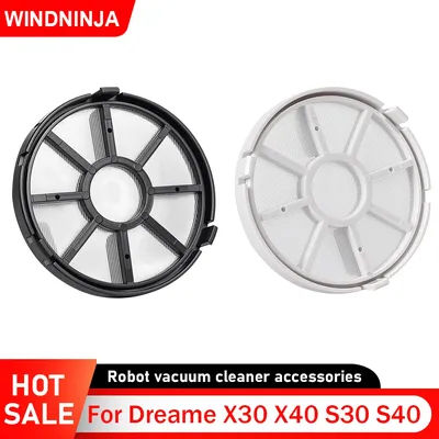 Base Station Filter For Dreame S30 S40 X30 X40 Robot Vacuum Cleaner Accessories Rear HEPA Filter Dust Collection Filter Parts