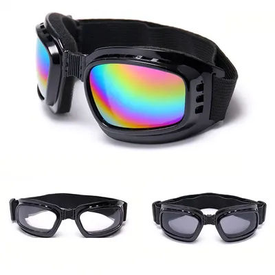 Motorbike Eyewear Anti-Glare UV Sunglasses Windproof Protection Ski Goggles Windproof Dustproof Splashproof Riding Equipment