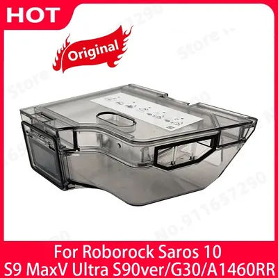 Original Roborock Saros 10 / S9 MaxV Ultra / S90ver / G30 / A1460RR New Dust Box Vacuum Cleaner Robotic Parts Robot Dustbin Box