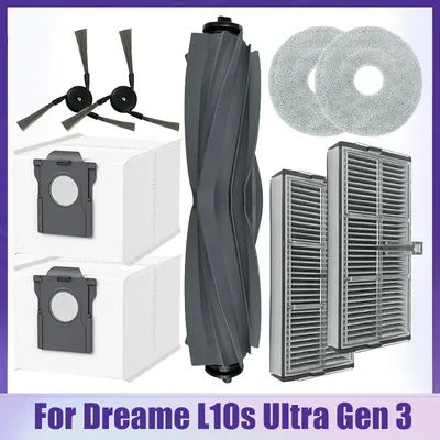 Accessories Main Brush Side Brush Hepa Filter Mop Cloth Dust Bag For Dreame L10s Ultra Gen 3 Robot Vacuum Cleaner