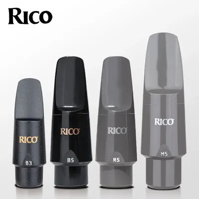 Saxophone importé Rico E-Flat Alto B-Flat Tenor Soprano, embouchure en bakélite B3 B5 M5 M7, adapté aux débutants