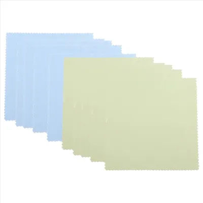 Convient pour le paquet de 10 chiffons de nettoyage en microfibre pour lunettes, objectifs, lunettes optiques, appareils photo et lunettes de soleil.