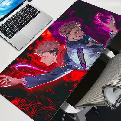 Tapis de souris XXL S-Sukuna, tapis de bureau japonais pour Anime J-Jujutsu K-Kaisen, tapis de clavier de jeu HD antidérapant, accessoires pour ordinateur portable et PC