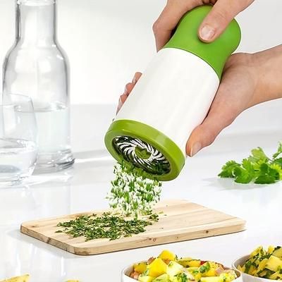 tritaerbe manuale tritatutto multifunzione per erbe aromatiche fresche come coriandolo e prezzemolo spezie, strumento rapido per la preparazione degli alimenti, utile per cucinare, condire, cuocere