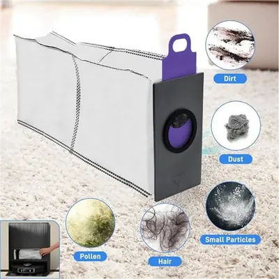 B26B For Narwal Flow 2 Robot Vacuum Cleaner 10PCS Dust Bag Replacement- High Dust Seal Bags Parts