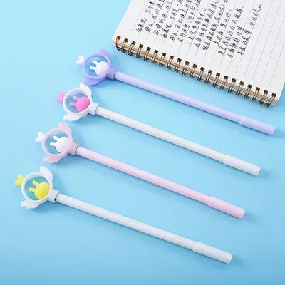 Stylos à Gel en Silicone, 36 pièces, dessin animé coréen, fée créative, stylo de transfert de colle douce, outil d'écriture pour étudiants, papeterie B