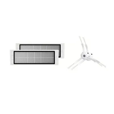 Side Brushes HEPA Filter For xiaomi mi SDJQR02RR Robot Vacuum Cleaner Filter Parts Accessories