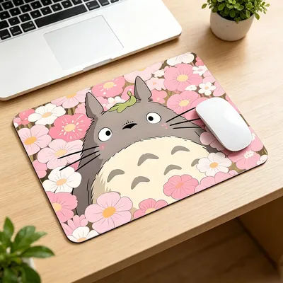 Nouveau tapis de souris Totoro, tapis de souris antidérapant mignon pour bureau, tapis de souris antidérapant de petite taille 18x22cm, tapis de bureau dessin animé, cadeau