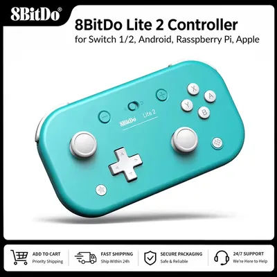 8BitDo Lite 2 Bluetooth Gamepad Wireless Game Controller Handle for Nintendo Switch Android for Apple Raspberry Pi Game Console
