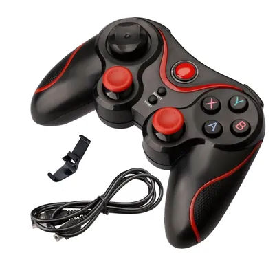 [T81C!] T3 X3 Bluetooth Game Controller Wireless Joystick with Phone Holder BT3.0 Gamepad for Android Mobile PC TV Gaming