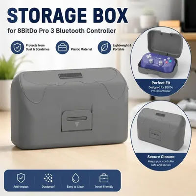 O Pro3 Bluetooth Game Controller Plastic Storage Box Portable Game Controller Protective Case