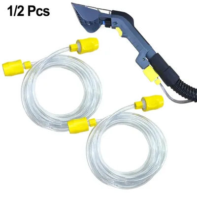 1/2PCS Replacement Hose Tube With Yellow Connectors Carpet Cleaner Parts For Karcher For PUZZI 8/10 100 10/1 10/2 8/1C 200