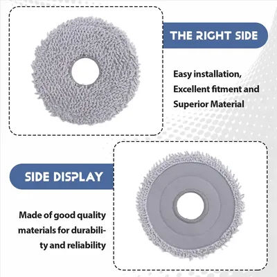A94UNew Vacuum Mop Pads for Q Robot Vacuum Cleaner Spare Parts Accessories