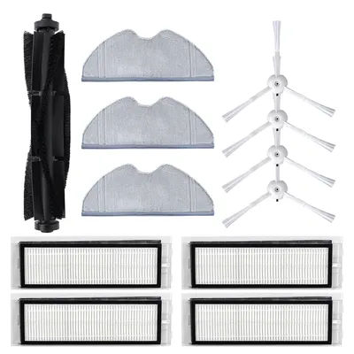 Washable Main Brush Side Brushes Hepa Filter Mop Cloth for 360 S5 / S7 Robot Robotic Vacuum Cleaner Sweeper Replacements Parts