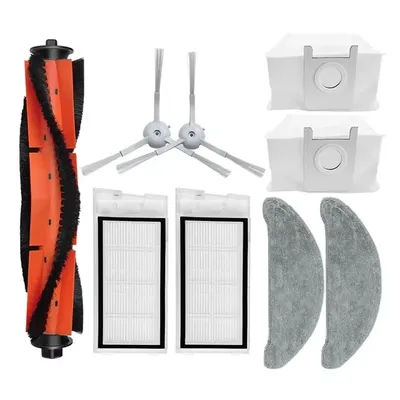 For Xiaomi For ROIDMI Eve Plus SDJ01RM Robot Vacuum Parts Main Side Brush Hepa Filter Mop Cloth Rag Dust Bag