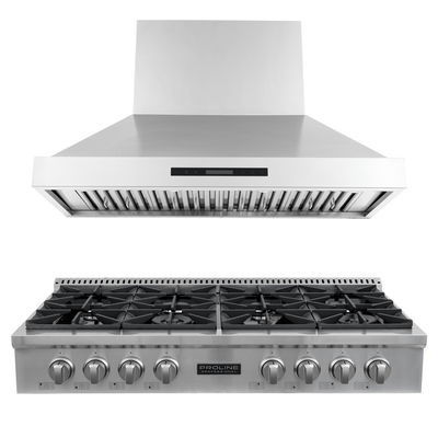 Proline 48" All-Gas Range + Hood Bundle | Save 10%