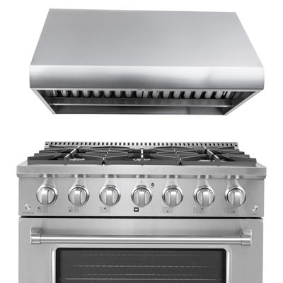Proline 36" Dual Fuel Range + Hood Bundle | Save 10%